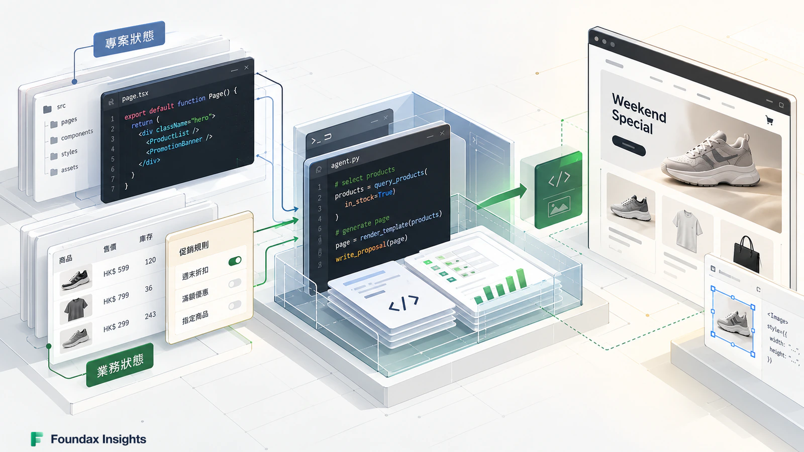 將 Coding Agent 接入真實商業系統：Foundax 架構實踐