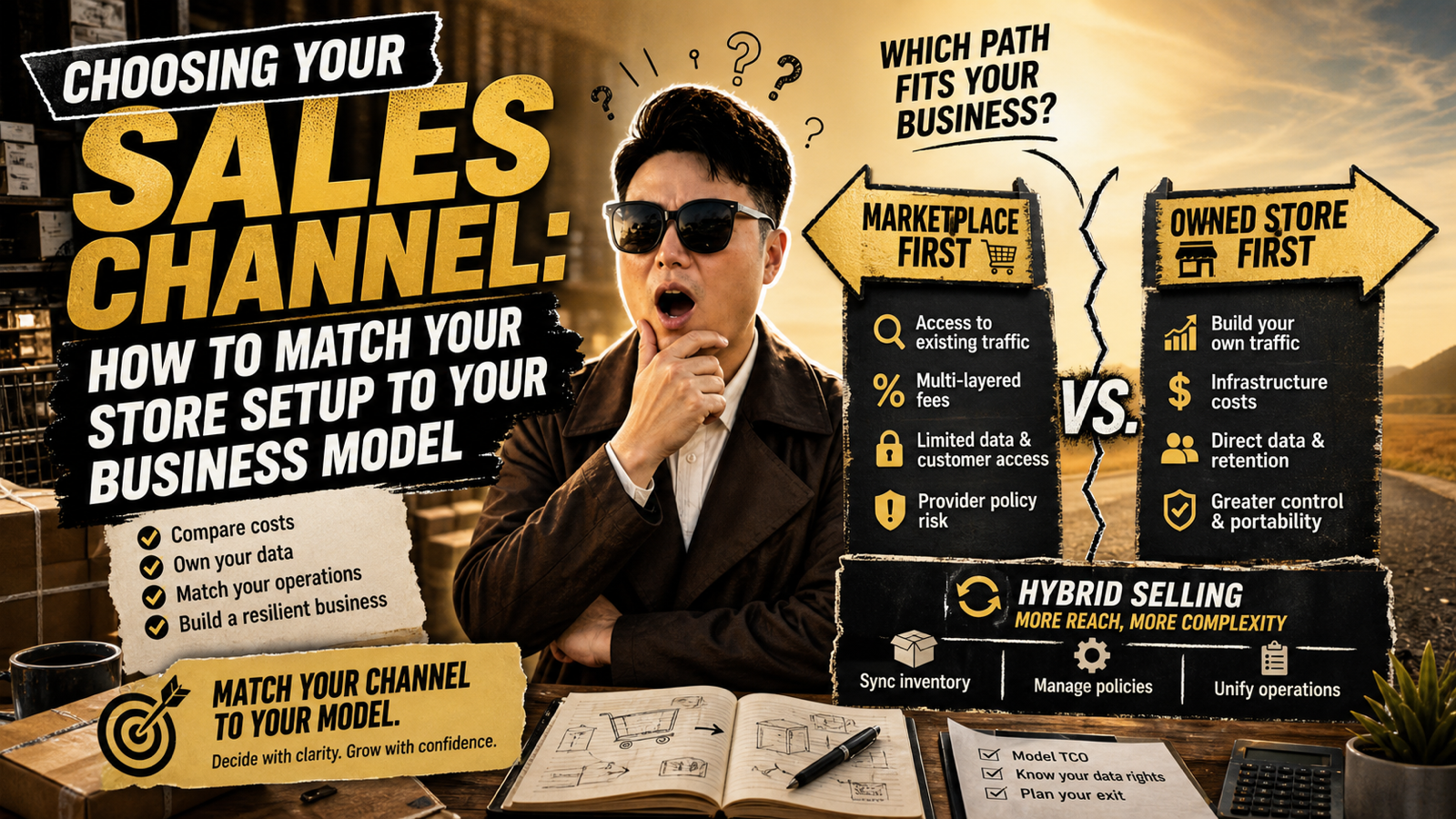 Choosing Your Sales Channel: How to Match Your Store Setup to Your Business Model