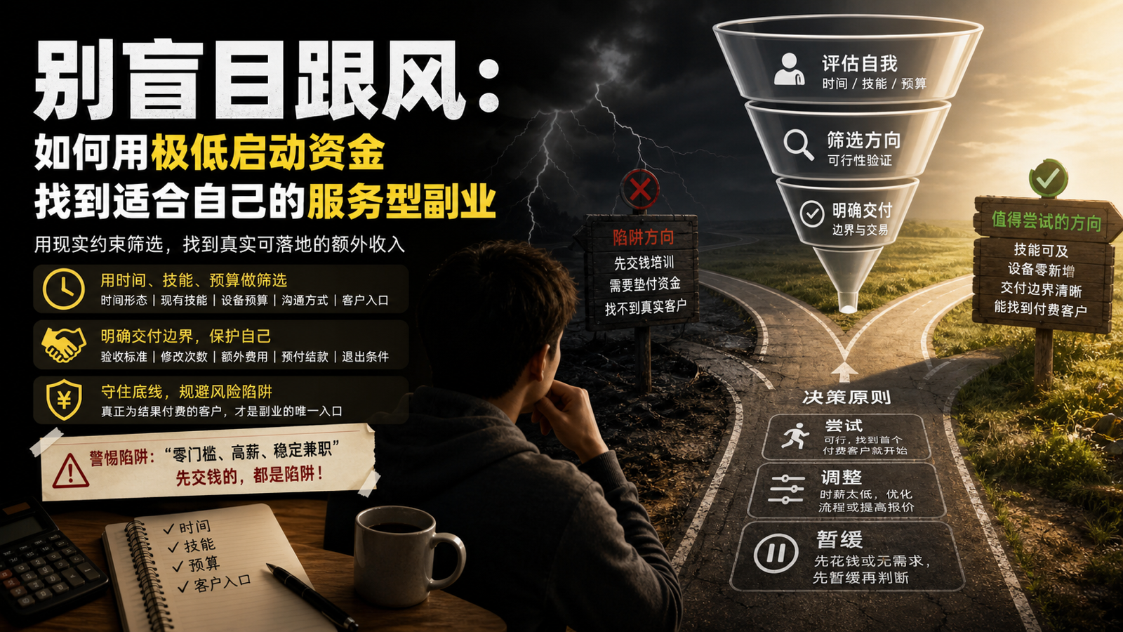 别盲目跟风:如何用极低启动资金找到适合自己的服务型副业