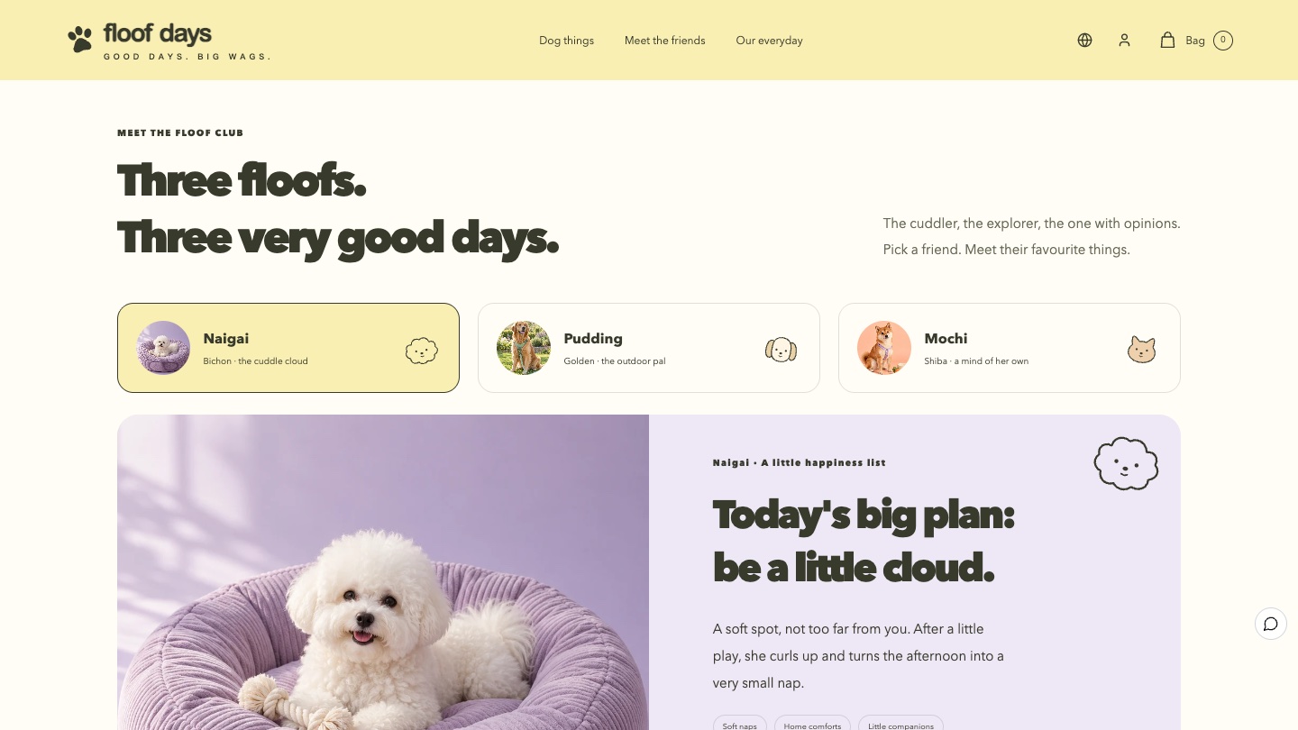 Naigai: Today's big plan, be a little cloud