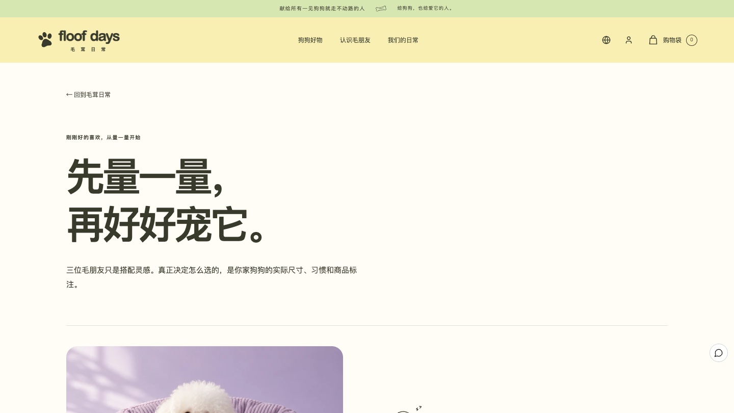 指南：先量一量，再好好宠它