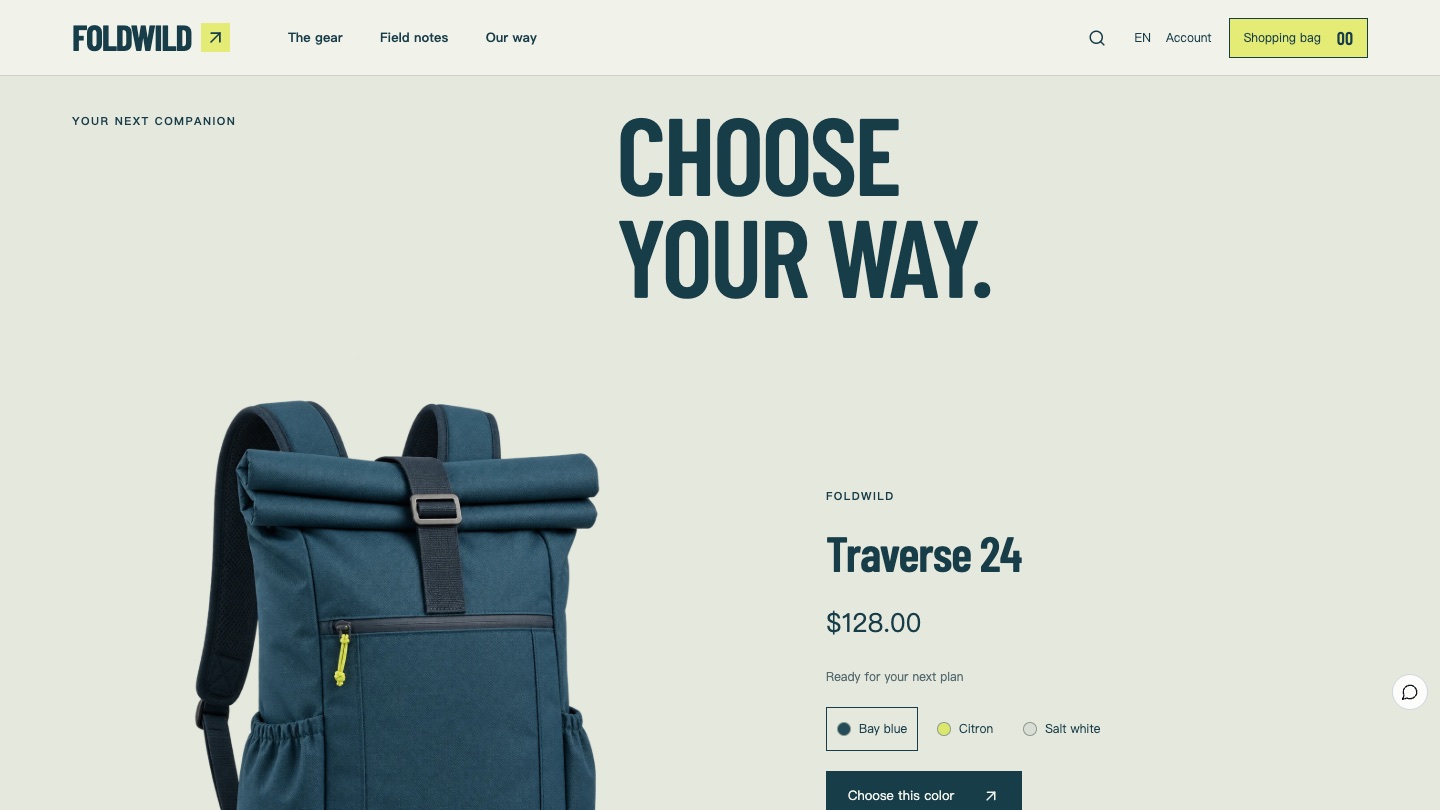 Shop: Choose your way