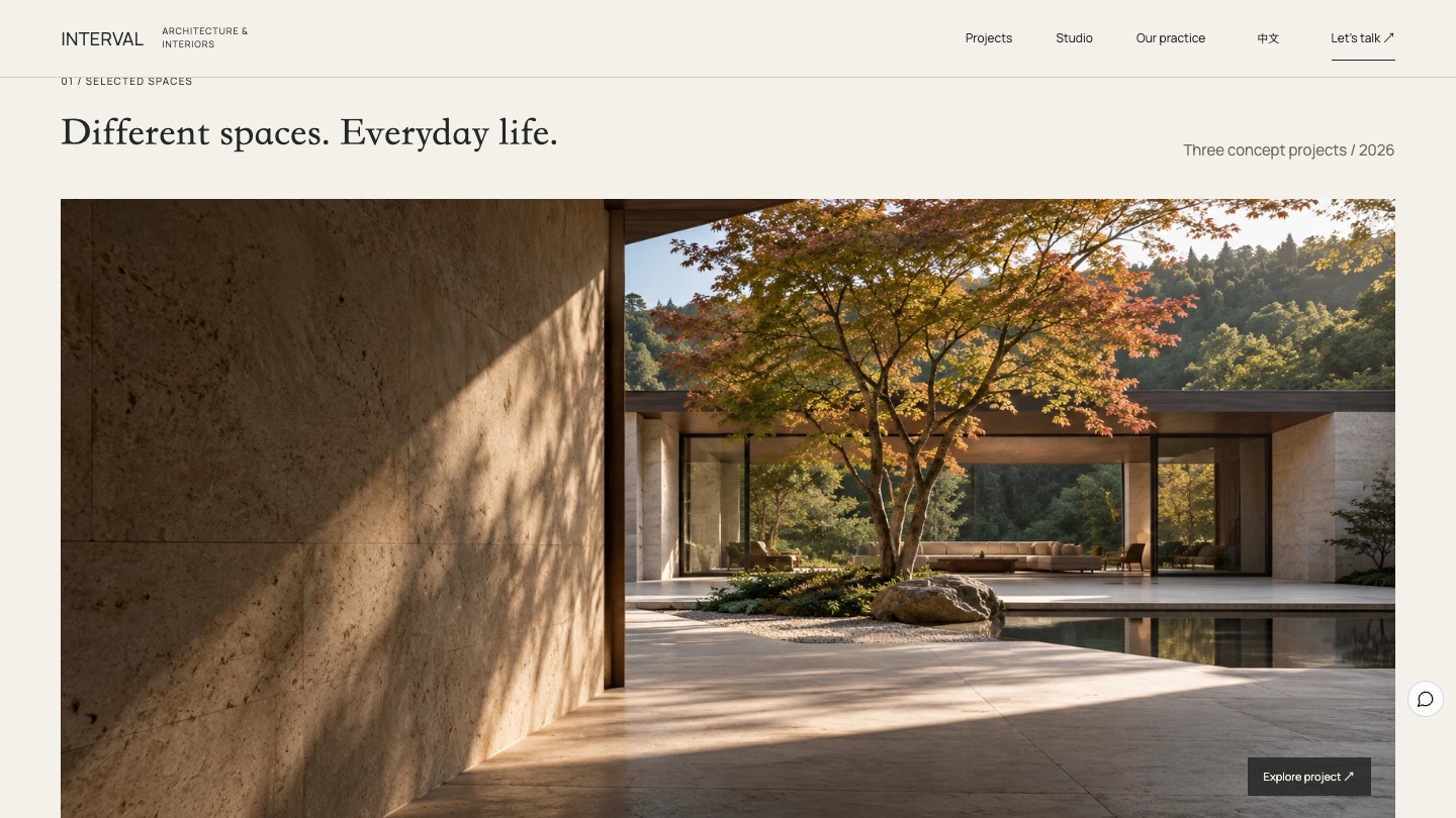 Works: Different spaces, everyday life