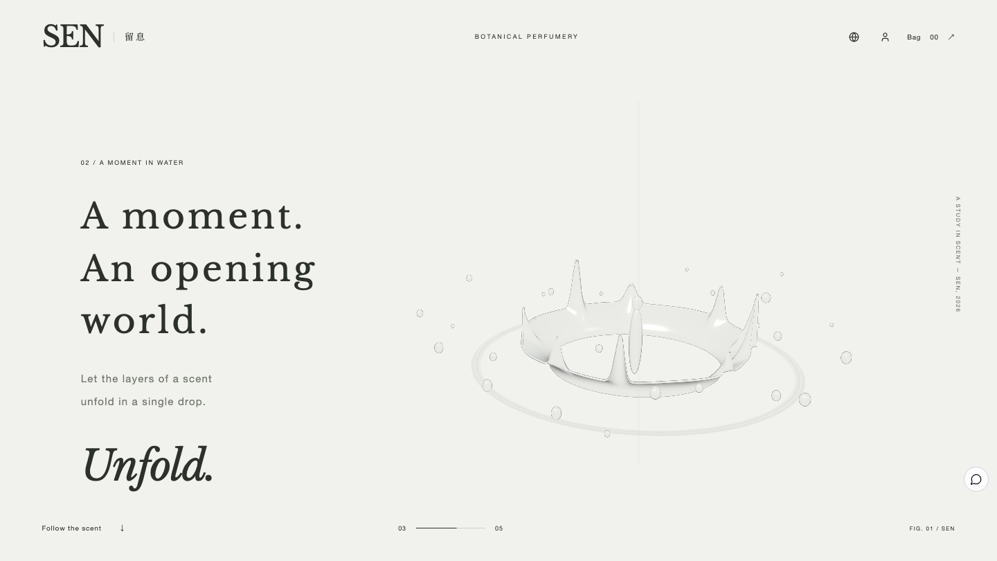 Unfold: A moment, an opening world