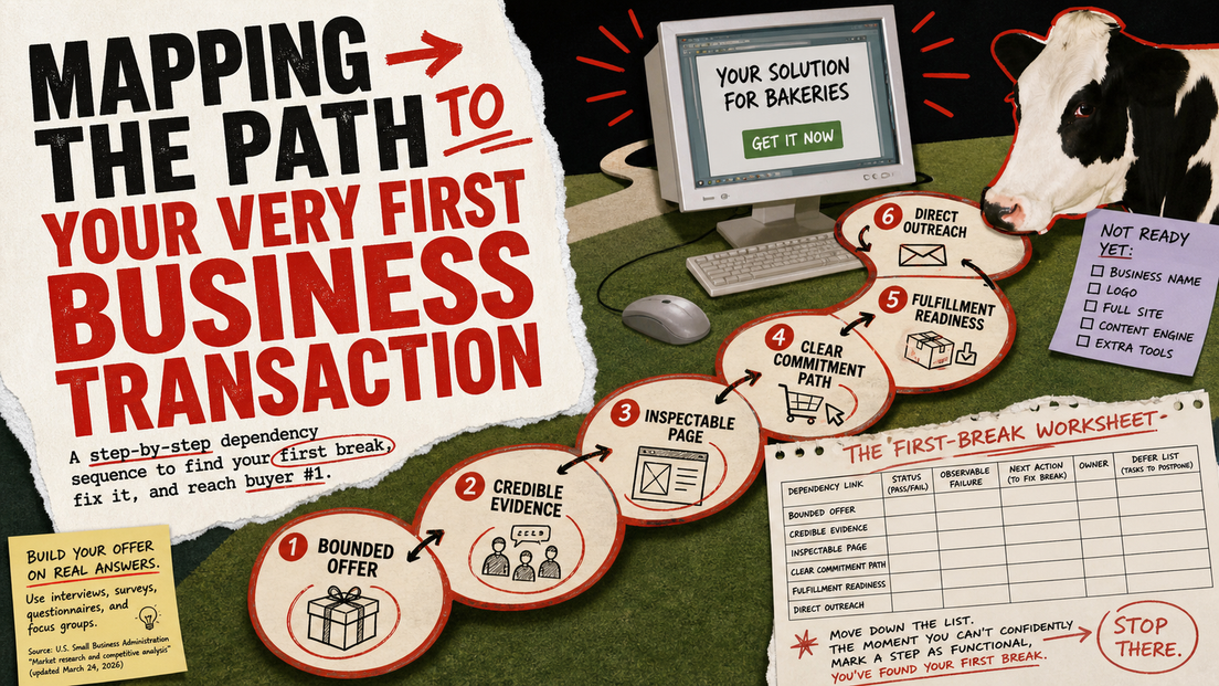 Mapping the Path to Your Very First Business Transaction
