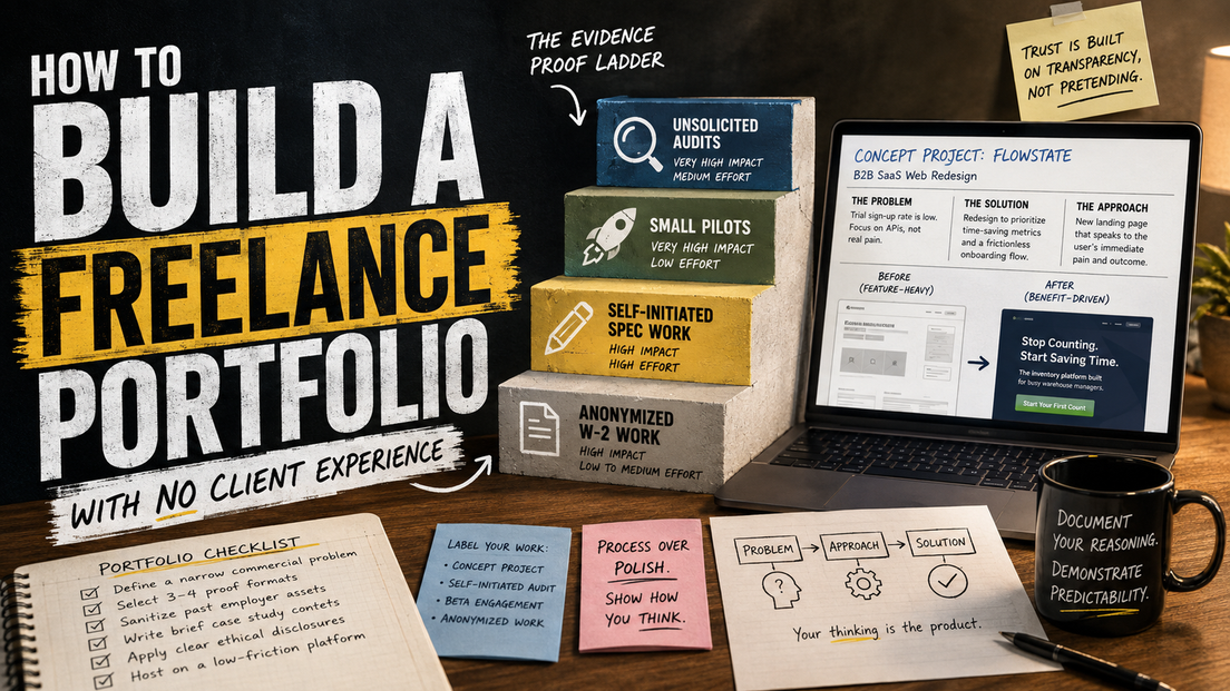 How to Build a Freelance Portfolio With No Client Experience
