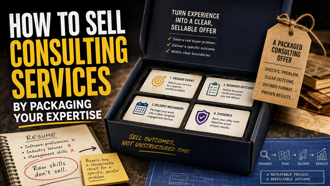 How to Sell Consulting Services by Packaging Your Expertise