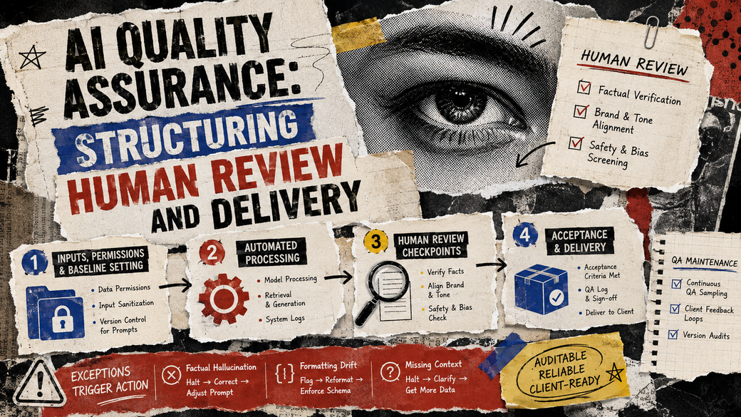 AI Quality Assurance: Structuring Human Review and Delivery