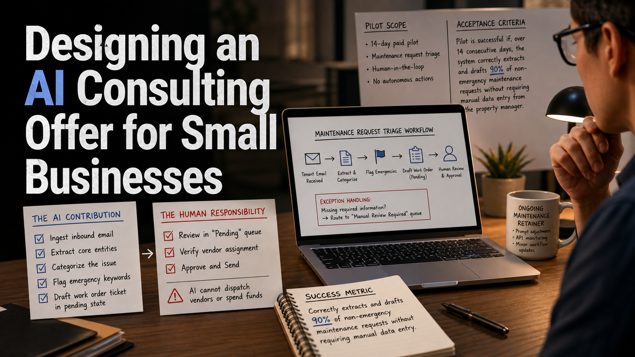 Designing an AI Consulting Offer for Small Businesses