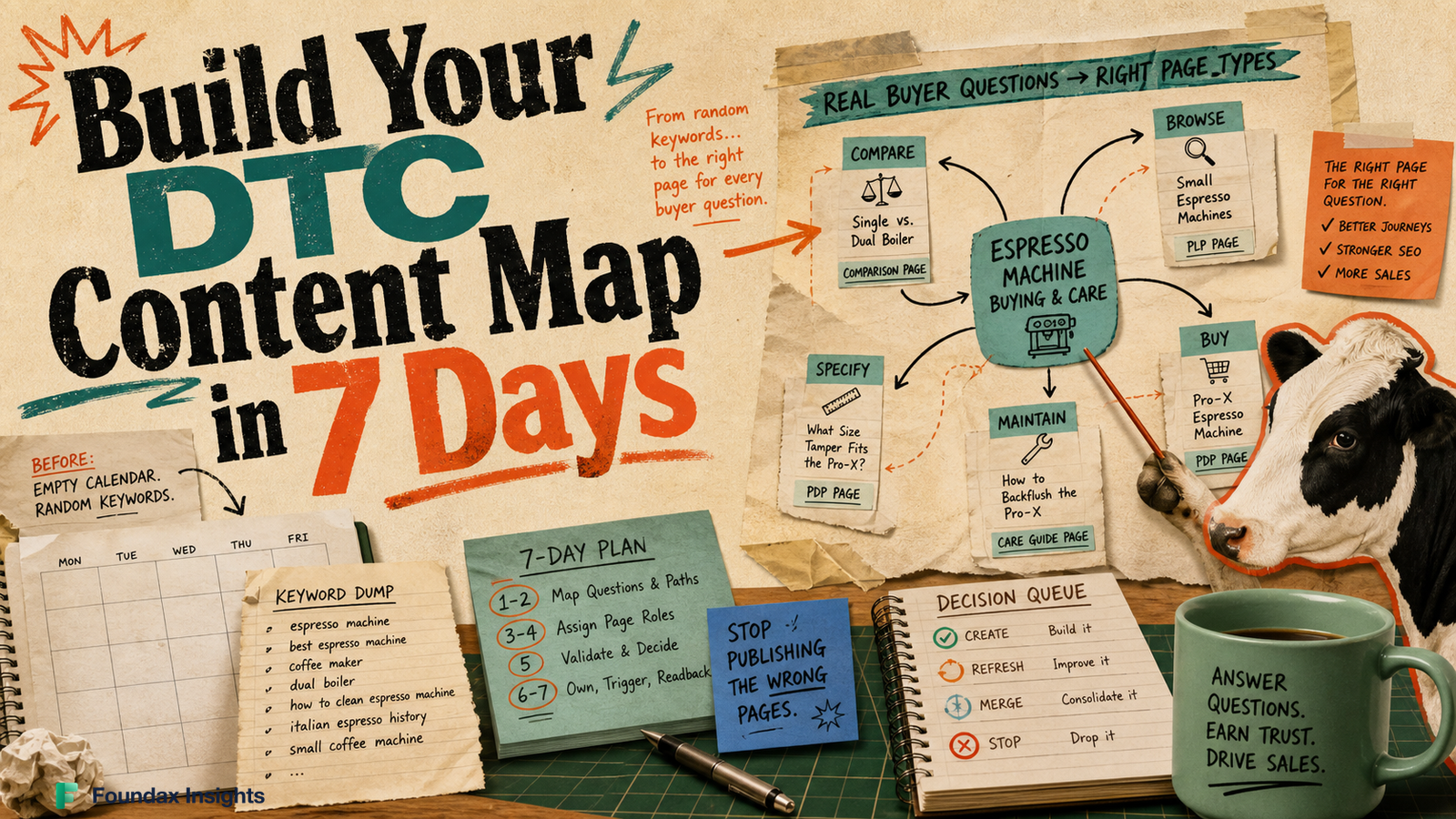 How to Build a DTC eCommerce Content Calendar in 7 Days