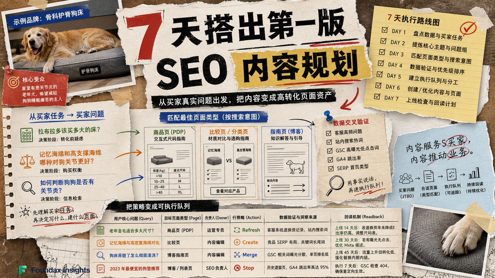 电商网站 SEO 内容策略：7 天搭出第一版内容地图