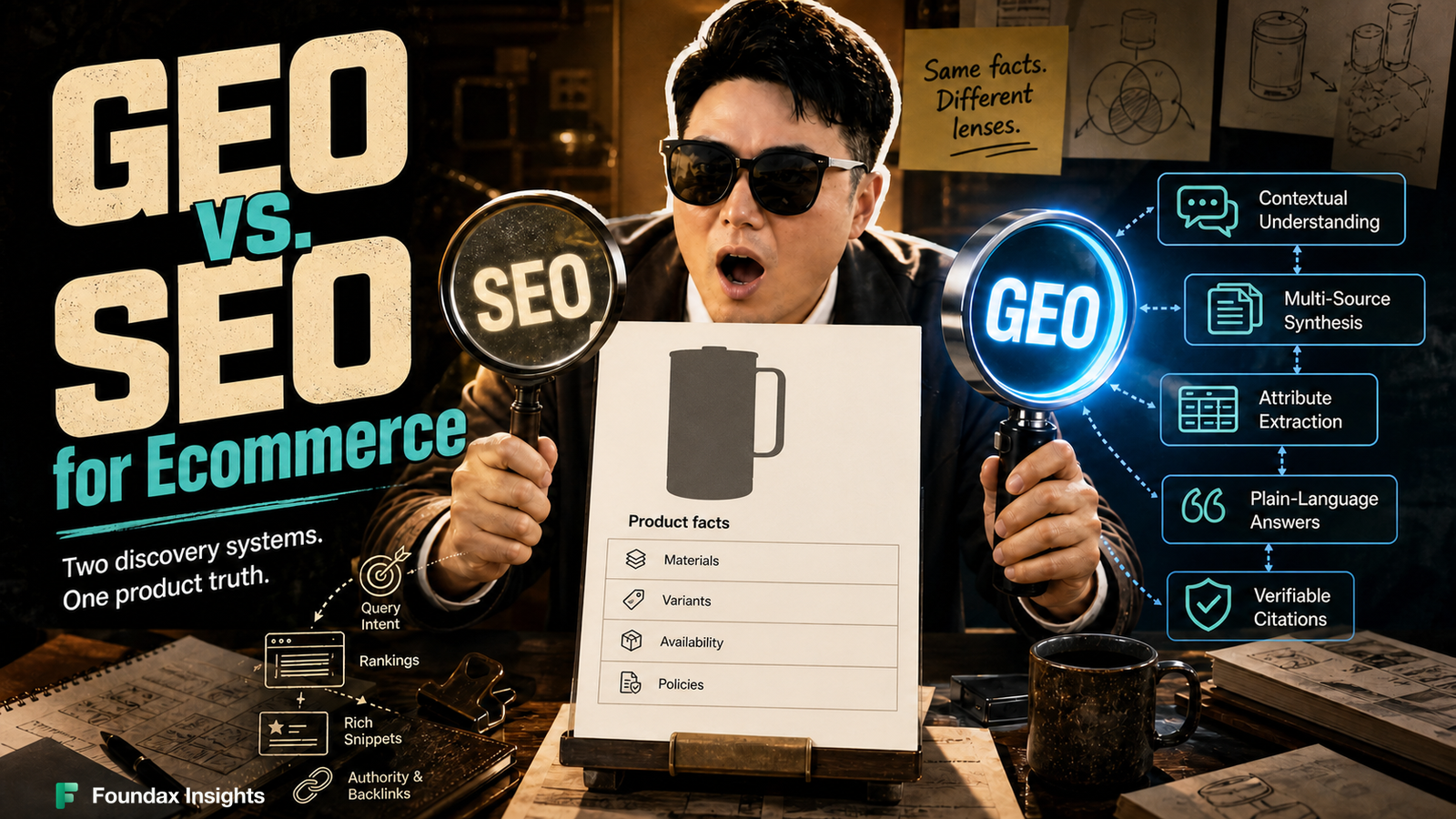 網店 GEO 同 SEO 點樣分工？先用 5 分鐘分清目標同共用基礎